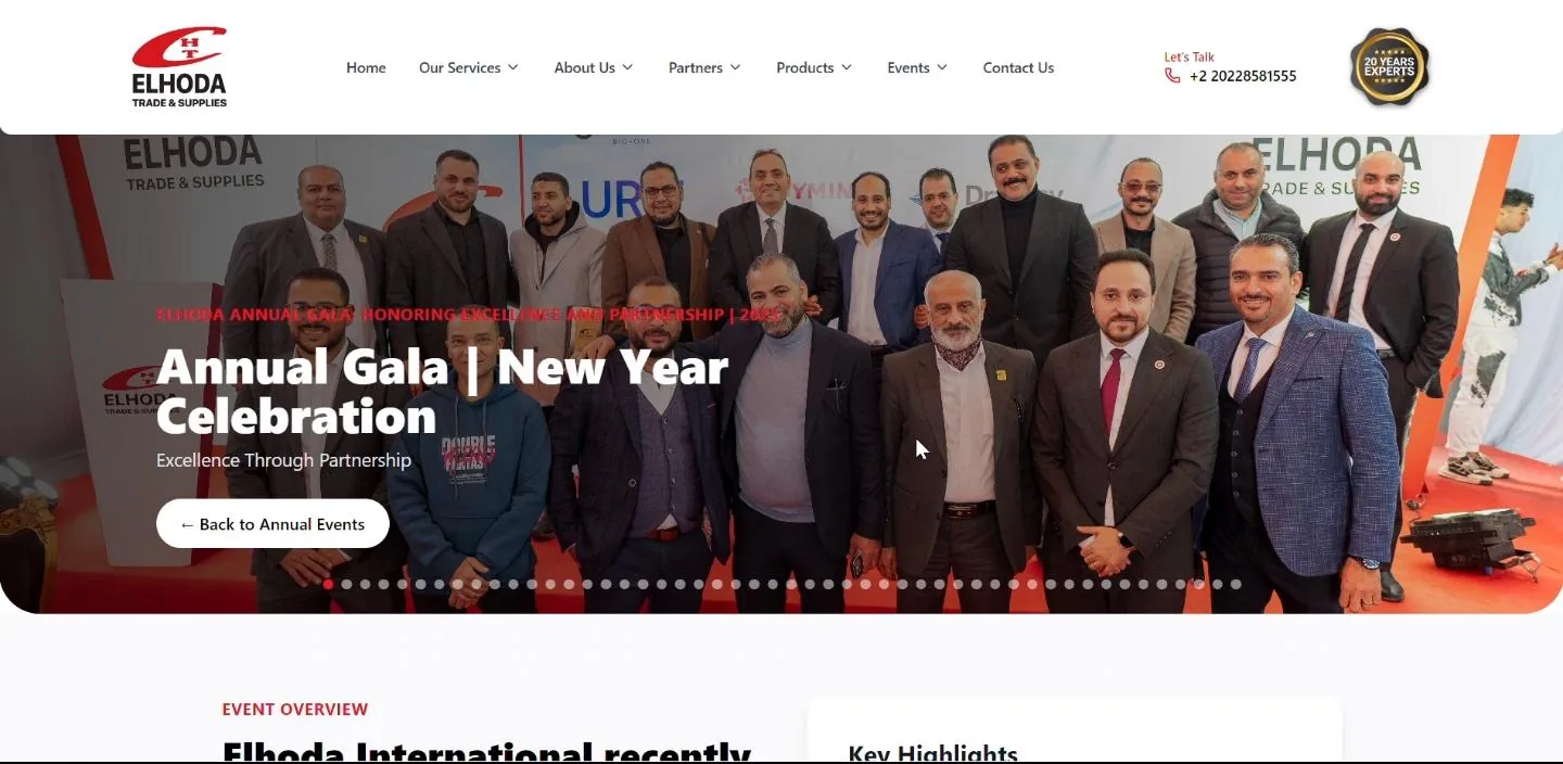 El Hoda corporate website